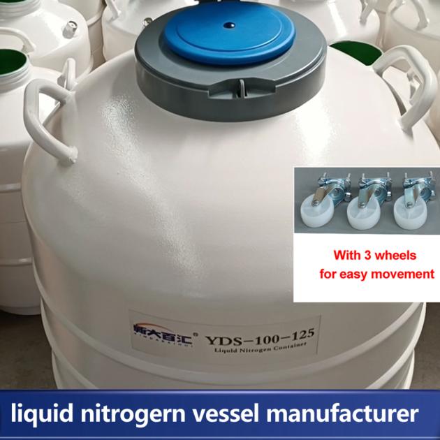 100l 125mm open scientists storage cells run experiment liquid nitrogen flask 50liter yds50 dewar ve