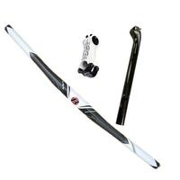 Bontrager Full Carbon Bicycles Parts Straight Handlebar/white Stem/seatpost