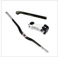 Bontrager Full Carbon Bicycles Parts Bend Handlebar/white Stem/seatpost