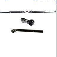 Bontrager Full Carbon Bicycles Parts Straight Handlebar/black Stem/seatpost