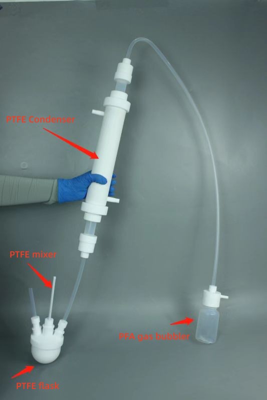 PTFE Condenser Tube For Hydrogen Fluoride