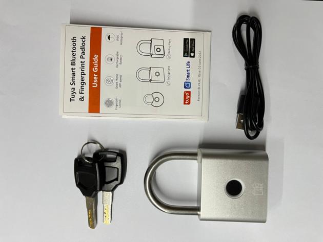 P55 Tuya Smart Padlock With Backup