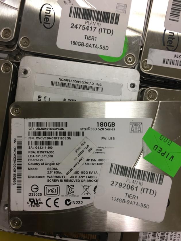 Intel and Samsung SSD Drives