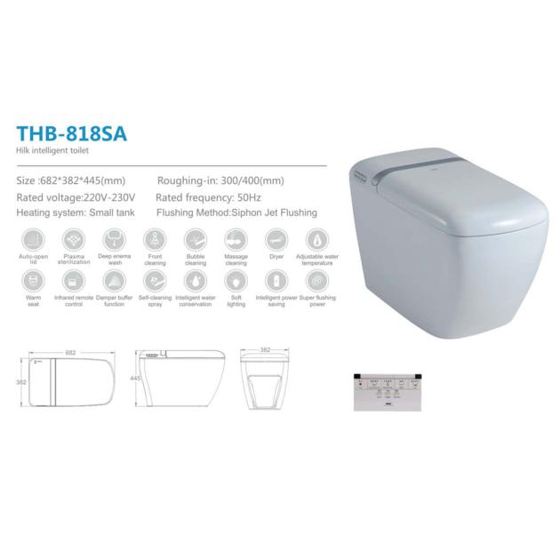 Auto Flip Intelligent Toilet Cover Electronic