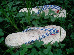 handmade straw slipper A-LP/elegant slipper