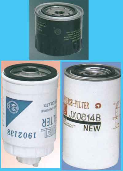 Oil/fuel/air filter