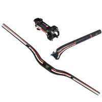 FSA Carbon Fiber Bicycle Bend Handlebar /stem/single Seatpost