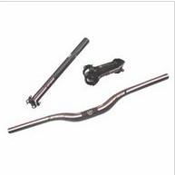 FSA Carbon Fiber Bicycle Bend Handlebar /stem/ Seatpost Bike Three-piece Group