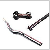 FSA Carbon Fiber Bicycle Bend Handlebar /stem/ Seatpost Bike Three-piece Group