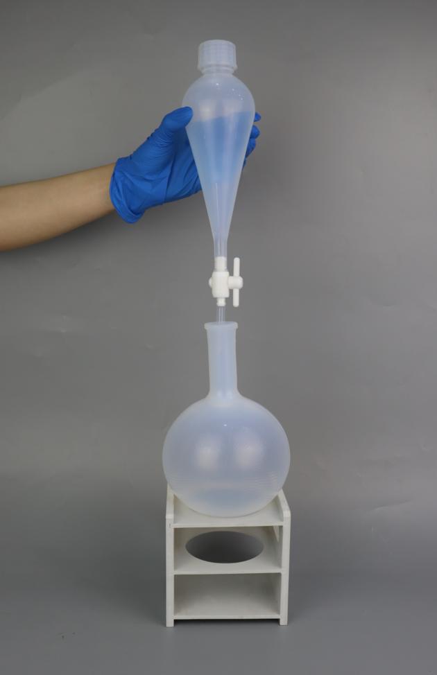 Teflon PFA Separatory Funnel Extremely Low
