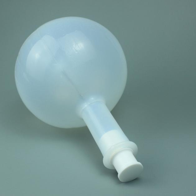 PFA translucent flask for rotary evaporator single neck distillation flask HF acid resistance