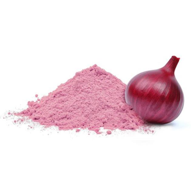 Dehydrated red onion powder