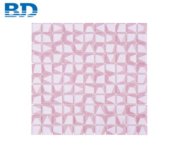 Pink Glass Mosaic