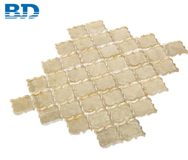 Arabesque Glass Mosaic Gold