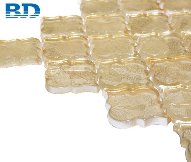 Arabesque Glass Mosaic Gold