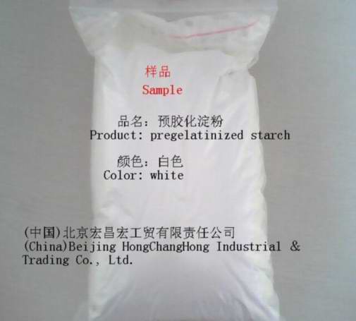 Pregelatinizatied starch(¥Á-starch)