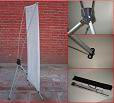 X banner stand +print