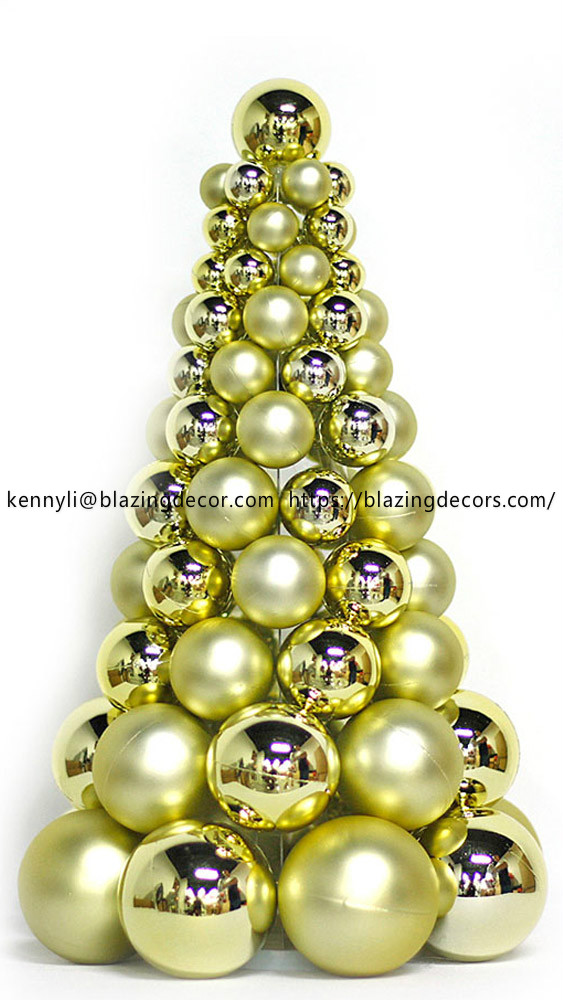Salable Exclusive Plastic Christmas Ball Ornament Tree