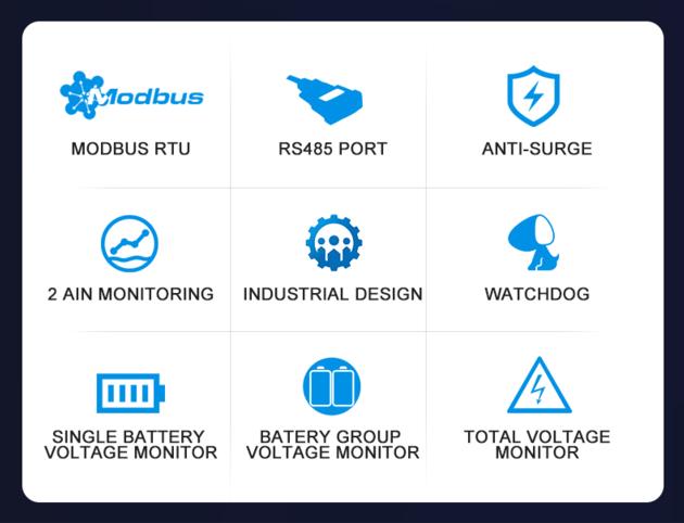 Battery Pack Monitoring Module For Unmanned