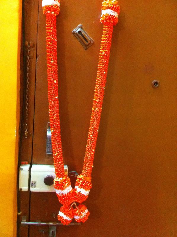 Satin Ribbon Garland 8 Inches