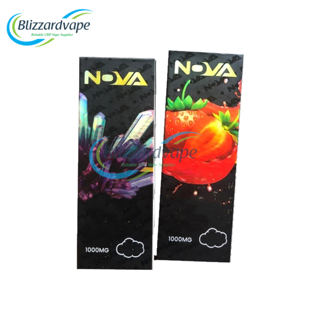 2021 Childproof Vape Cartridge Nova CBD Cartridge .8Ml With Ceramic Coil