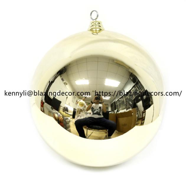 Good Quality and Inexpensive Plastic Christmas Hanging Ball	