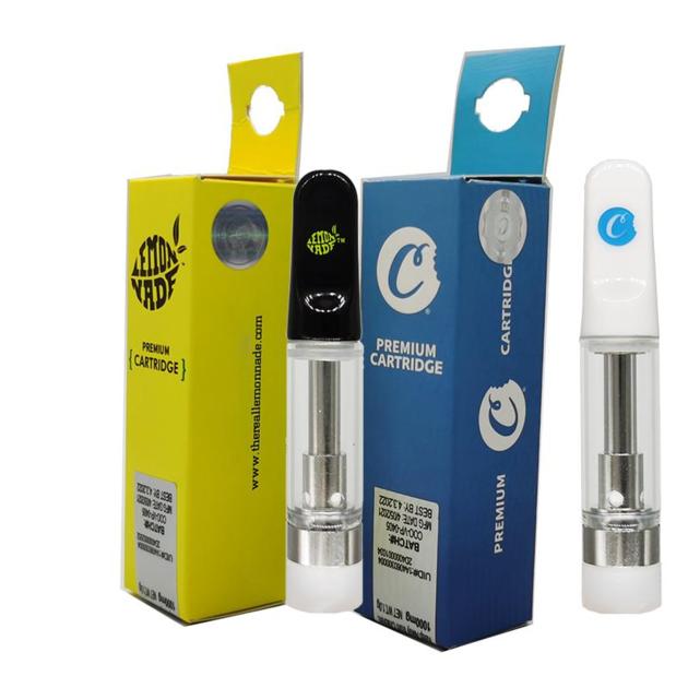 Wholesale Cookies Cbd Cartridge 510 Thread Empty Glass Cbd Ceramic Coil Vape Pen Delta 8 Carts with 