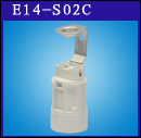 E14 plastic lamp holder