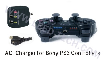AC Charger for Sony PS3 Controllers