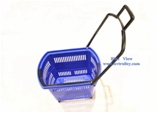shopping basket / rolling basket / plastic basket with wheels