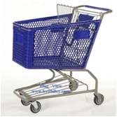 plastic shopping trolley / plastic shopping cart / supermarket trolley