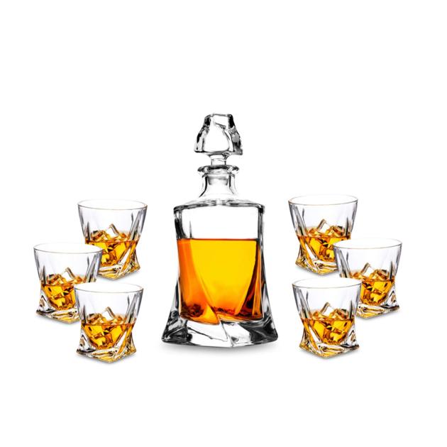 China Facotry Direct Glass Whiskey Decanter