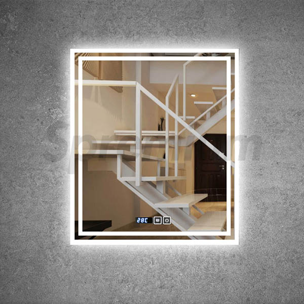 LED Demister Mirror