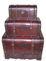 antique wooden trunk