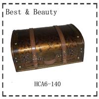 home decoration antique wooden box (HCA6-140)