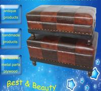 antique leather wooden furniture