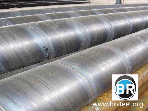 API 5L GR B light-oiled carbon steel SSAW pipes