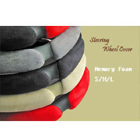 Flocking-PVC Steering Wheel Cover