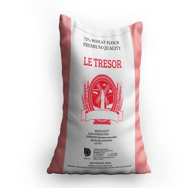 Bread Flour Premium Le Tresor Brand - Gluten 32% - Best Supplier from Egypt