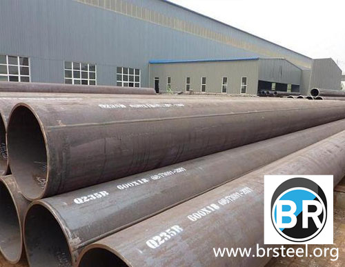 API 5L Grade B welded carbon steel ERW pipes 