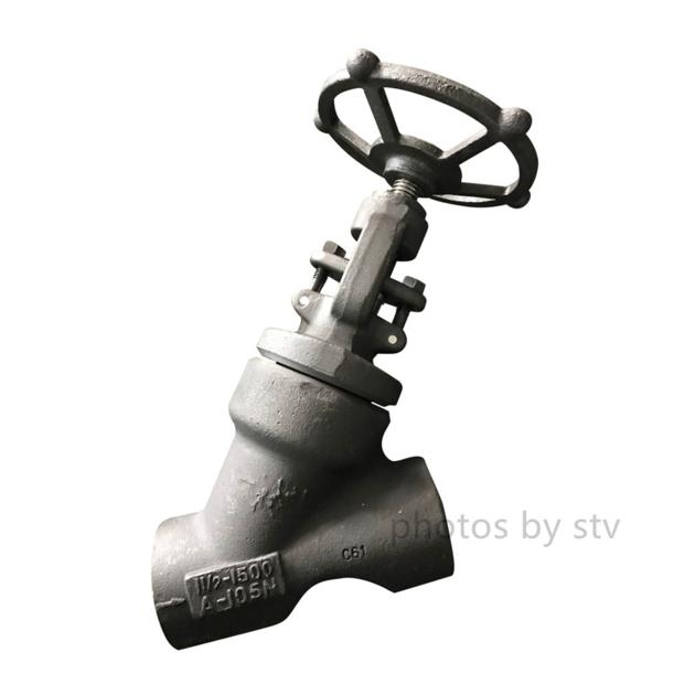 1500LB Y Type Globe Valve,Weld Bonnet,A105N,DN40