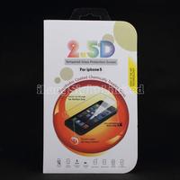 2.5D Tempered Glass Protection Screen For iPhone 5/5S 