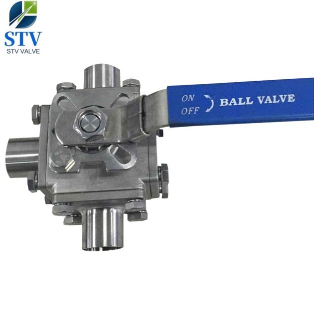 3 Way Sanitary Ball Valve AISI 316L