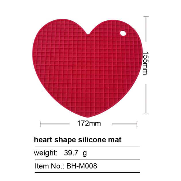 Heart Shape Silicone Mat