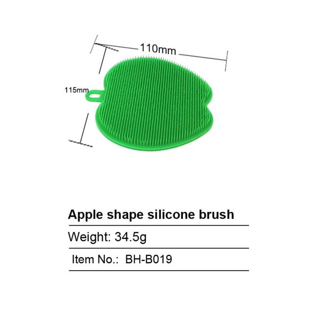 Apple Silicone Washing Up Sponge