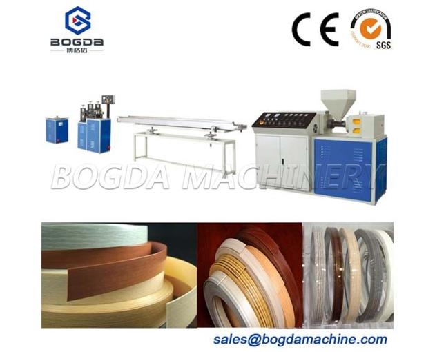 Plastic Wood Edge Band Machine, PVC Edge Banding Extrusion Machine,PVC Board Extrusion Line,PVC Plas