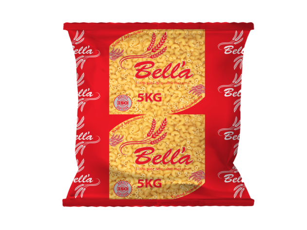 Macaroni elbow 5 kg, Bella pasta brand, is the perfect choice for pasta lovers