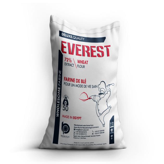 Egyptian bakery wheat Flour Everest Brand - High Quality Flour with low price - 50 KG