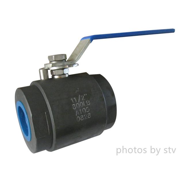 Forged Steel Floating Ball Valve, ASTM A105, NPT, 800LB,Peek Seat