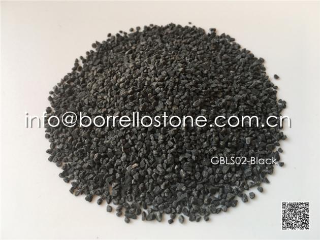 natural black basalt sand 2-4mm
